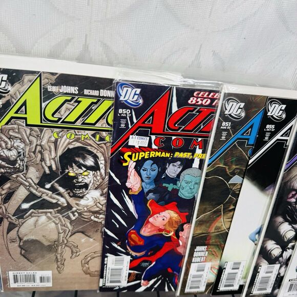 DC Superman Action Comics 845-847 850-851 855-869 Lot Brainiac Gary Frank - Picture 6 of 8
